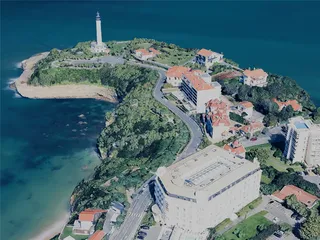 Biarritz City, France (2024) 3D Model preview