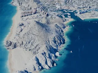Cabo San Lucas City, Mexico (2025) 3D Model preview