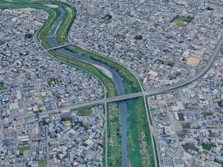 Fukui City, Japan (2025) 3D Model preview