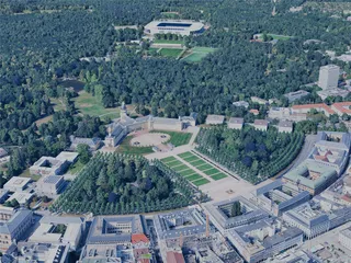 Karlsruhe City, Germany (2025) 3D Model preview