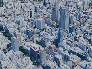 Sendai City, Japan (2025) 3D Model preview