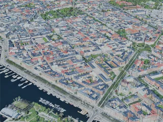 Stockholm City, Sweden (2024) 3D Model preview