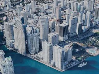 Miami City, FL, USA (2025) 3D Model preview