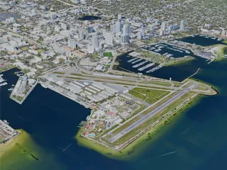 St. Petersburg City, USA (2023) 3D Model preview