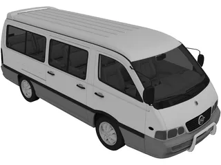SsangYong Istana 2.9D (1996) 3D Model preview