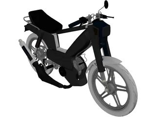 Peugeot 103 Chrono 3D Model preview
