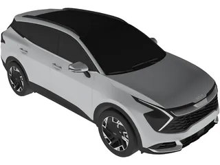 Kia Sportage (2021) 3D Model preview