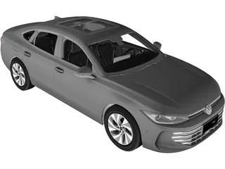 Volkswagen Passat (2025) 3D Model preview