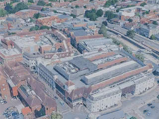 Canterbury City, UK (2025) 3D Model preview