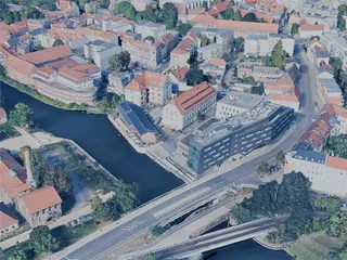 Halle (Saale) City, Germany (2025) 3D Model preview