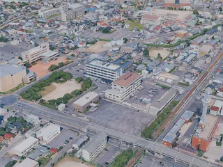 Izumo City, Japan (2025) 3D Model preview