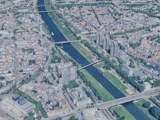Mannheim City, Germany (2025) 3D Model preview