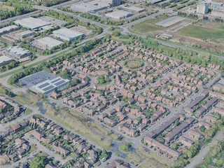 Milton Keynes City, UK (2025) 3D Model preview