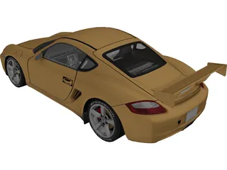 Porsche Cayman S 3D Model preview