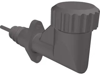 Brake Master Cylinder 3D Model preview