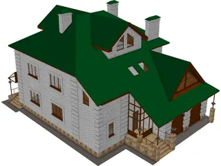 House 3D Model preview