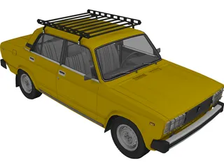 Vaz 2105 3D Model preview