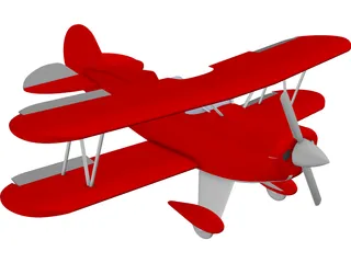 SPAD S.XIII Biplane 3D Model preview