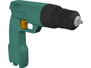 Cordless Drill 3D Model preview