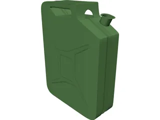 Fuel Can 3D Model preview