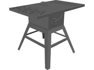 Table Saw Craftsman 3D Model preview