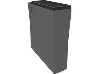 XBox 360 Console 3D Model preview