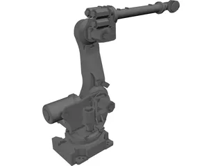 Fanuc R-2000iB125L Robot Arm 3D Model preview