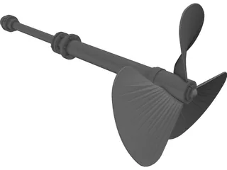 Helice Motor 3D Model preview