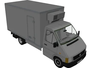 Volkswagen LT Refrigerator 3D Model preview