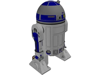 Star Wars R2D2 3D Model preview