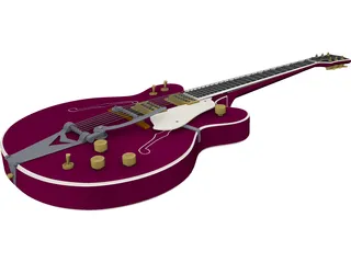 Gretsch Guitar Electric 3D Model preview