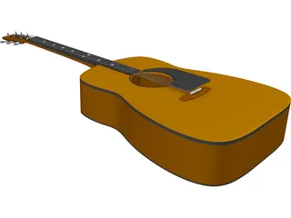 Guitar 3D Model preview