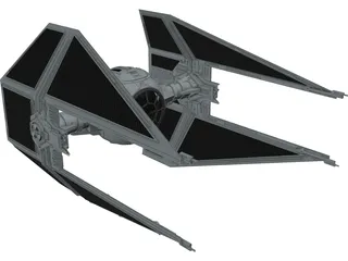 Star Wars Interceptor 3D Model preview