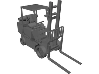 Forklift Clark 3D Model preview