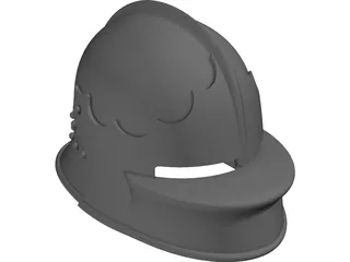 Helmet Medieval 3D Model preview