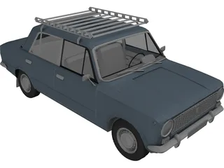 VAZ 21012 3D Model preview