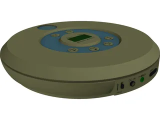 CD Player 3D Model preview