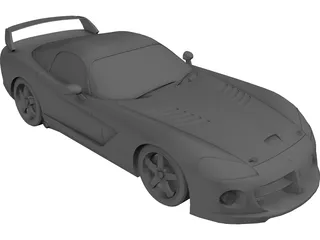 Dodge Viper SRT-10 3D Model preview
