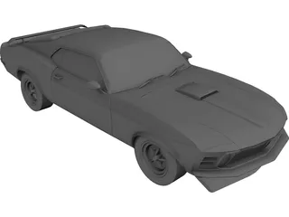 Ford Mustang Boss 302 3D Model preview