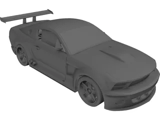 Ford Mustang GT-R Concept 3D Model preview