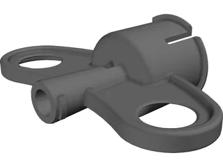 Luer Adapter 3D Model preview