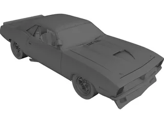 Plymouth AAR Cuda 3D Model preview