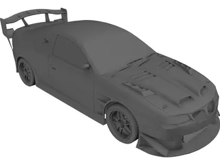 Pontiac GTO 3D Model preview