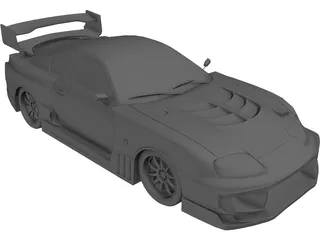Toyota Supra MK4 3D Model preview