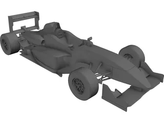 Dallara Formula 3 3D Model preview