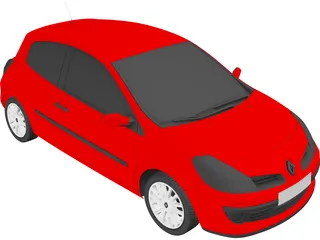 Renault Clio 3D Model preview