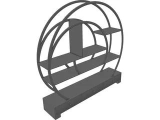 Shelf Very Modern 3D Model preview