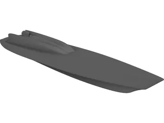 Speedboat 3D Model preview