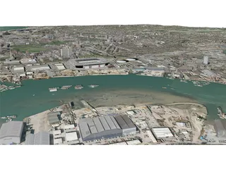 Southampton City (UK) 3D Model preview