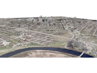 Ottawa City 3D Model preview